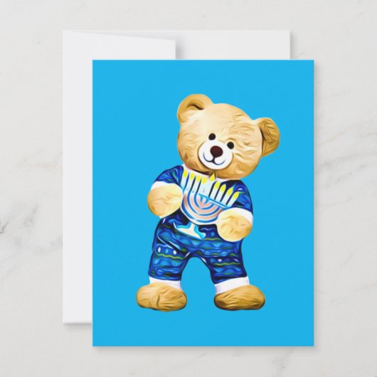 メノーラ テディベア シーズンカード (正面)