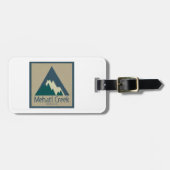 メハトルクリークプロヴィショナルパーク素朴 ラゲッジタグ (正面横)