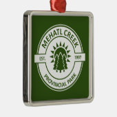 メハトルクリーク地方パークサンツリーズ メタルオーナメント (右)