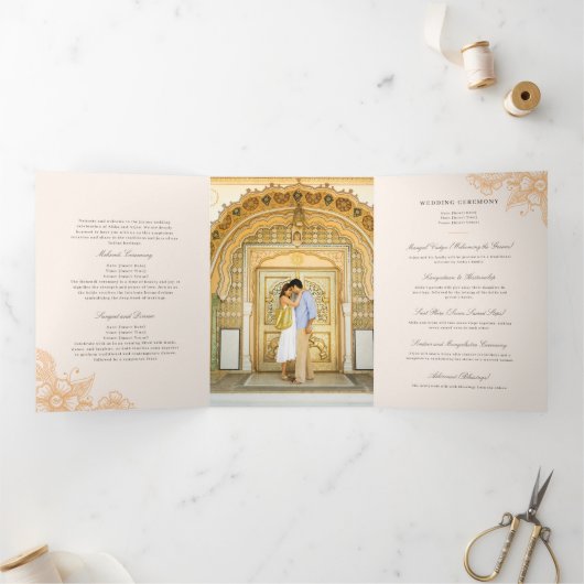 メハモダンディ伝統的インディアン結婚式 プログラム (内部)