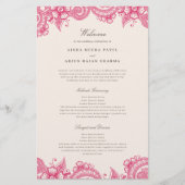 メハモダンディ伝統的インディアン結婚式 プログラム (正面)