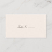 メハモダンディ結婚の護衛カード プレイスカード (裏面)