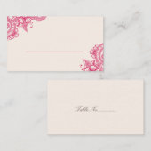 メハモダンディ結婚の護衛カード プレイスカード (正面/裏面)