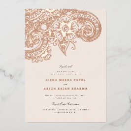 メハモダンディ結婚式招待状 箔招待状