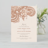 メハモダンディ結婚式招待状 箔招待状 (立ち正面)