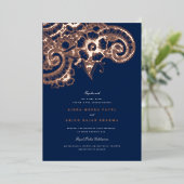 メハモダンディ結婚式招待状 箔招待状 (立ち正面)