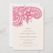 メハンモダンディ結婚式招待状 招待状 (正面)