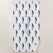 メバチツナスタイルサンダーコーブ ビーチタオル (正面)