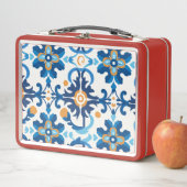 メパルルミナ収納ボックス – ノルディックブルー メタルランチボックス (インサイチュ)