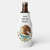 メパーソナライズされたキシカン国旗 ボトルクーラー (ボトル正面)