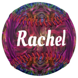 メパーソナライズされたッセージが背面に表示されたソフトボール ソフトボール