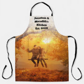 メパーソナライズされたッセージカスタム エプロン (正面)