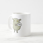 メヒツジ コーヒーマグカップ (正面左)