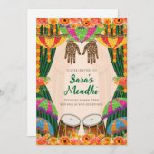 メフェンディ招待デジタルメンディ招待状 招待状 (正面/裏面)