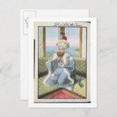 メフメドII (1432-81)は「ファティ」と呼ばれ、征服者であった。 ポストカード (正面/裏面)