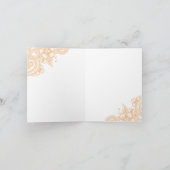 メヘンディ ウェディング サンクス サンキューカード (内部)