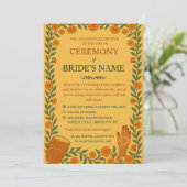 メヘンディ・サングィート招待状 招待状 (スタンド正面)