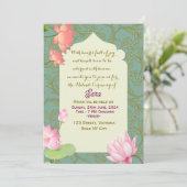 メヘンディ・セレモニーのデジタル招待状 招待状 (スタンド正面)