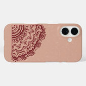 メヘンディ デザイン フォンケース Case-Mate iPhoneケース (裏面 (横))
