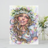 メベルタン春メイポールダンサーガールアートカード (スタンド正面)