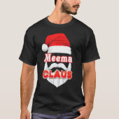 メマクロースクリスマスサンタ顔メリー醜い汗 Tシャツ (正面)