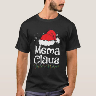メマクロースクリスマスパジャマファミリーマッチングクリスマス Tシャツ