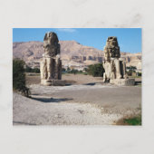 メムノンの大木、アメンホテップの像 ポストカード (正面)