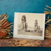 メムノンの大木、アメンホテップIII像、X像 フォトプラーク (側面)