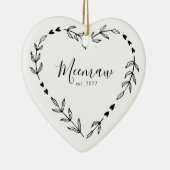 メムーの年のベスト。クリスマスセラミックオーナメント セラミックオーナメント (右)