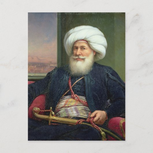 メメット・アリ， 1840 ポストカード (正面)