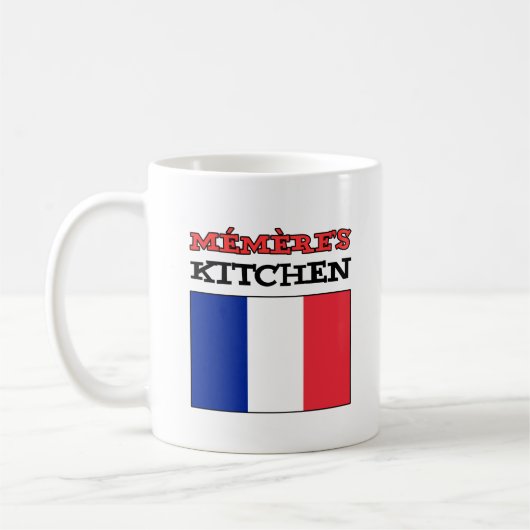 メメメレのフランス国旗 コーヒーマグカップ (左)