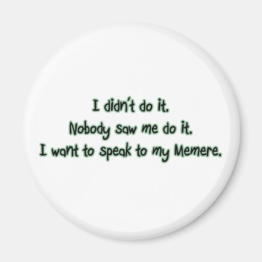 メメメレ話ーに行く マグネット (正面)