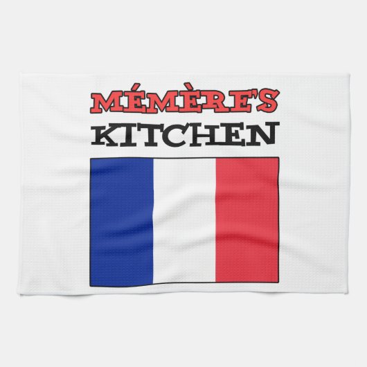 メメレの台所のフランスの祖母 キッチンタオル (横)