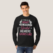 メメレワールドSメ素晴らしメレ Tシャツ (正面フル)