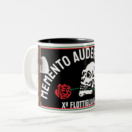 メメントアウデーユヴェールセンパー ツートーンマグカップ (正面左)