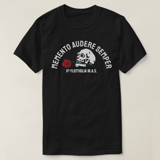 メメントアウデーユヴェールセンパー Tシャツ (デザイン正面)