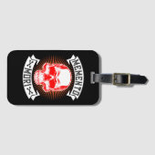 メメントモリスカルあなたの時来間は ラゲッジタグ (正面横)