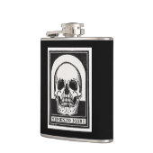 メメントモリスカルアート フラスク (左)