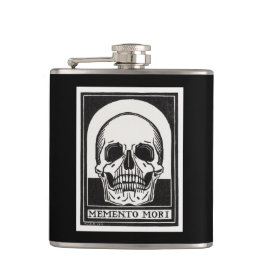 メメントモリスカルアート フラスク