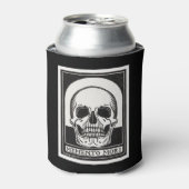 メメントモリスカルアート 缶クーラー (缶正面)