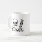 メメントモリスカル コーヒーマグカップ (正面左)