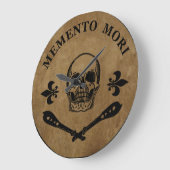 メメントモリスカル ラージ壁時計 (傾斜)