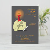 メメントモリハロウィーン誕生日 招待状 (スタンド正面)