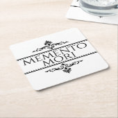 メメントモリ スクエアペーパーコースター (アングル)