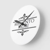 メメントモリ ラウンド壁時計 (傾斜)