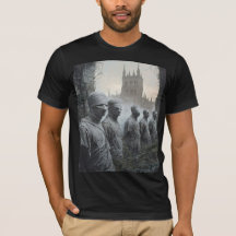 メメント・モリ・ガーデン - ゴシックウェアラブルアートTシャツ