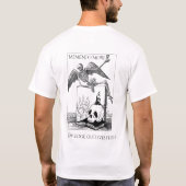 メメント・モリ ダークアカデミア Tシャツ (裏面)