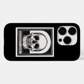 メメント・モリ ドクロ アート Case-Mate iPhoneケース (裏面 (横))