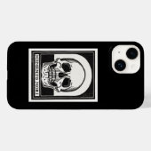 メメント・モリ 頭蓋骨アート Case-Mate iPhoneケース (裏面 (横))