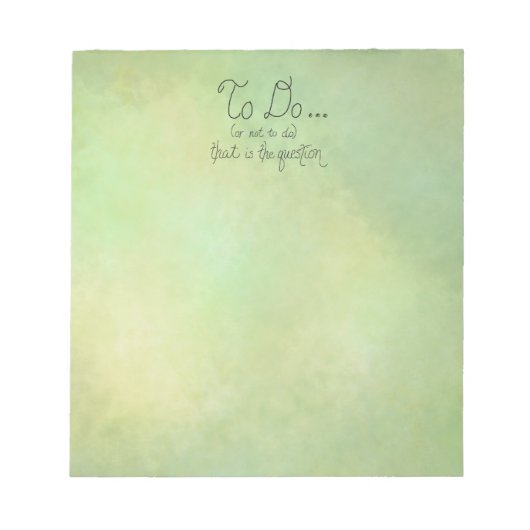 メモおもしろい帳「実行する/しない」 ノートパッド (正面)